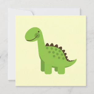 Cute Green Dinosaur