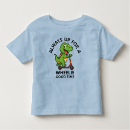 Cute Green Dinosaur Kinder Shirts