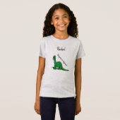 Cute Green Dinosaur T-shirt (Voorkant volledig)