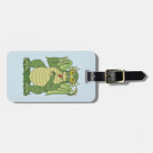 Cute Green Dragon Bagagelabel (Voorkant horizontaal)