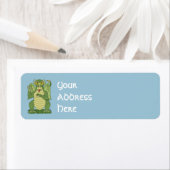 Cute Green Dragon Etiket (Insitu)