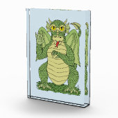 Cute Green Dragon Fotoblokken (Rechts)