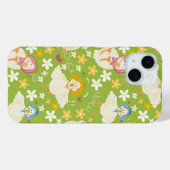 Cute Green Duck & Daisy Flower Seamless Pattern Case-Mate iPhone Case (Achterkant (horizontaal))