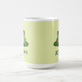 Cute Green Frog  Custom Mug (Centre)