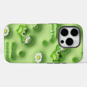Cute Green Frog & Daisy Phone Case 💚🐸🌼 (Achterkant (horizontaal))