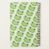 Cute Green Frog | Terug naar school | Planner (Achterkant)