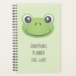 Cute Green Frog | Terug naar school | Planner