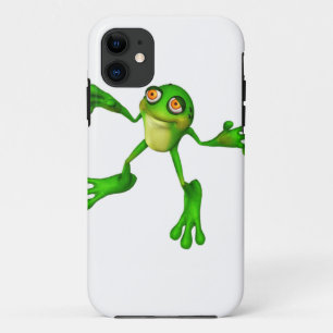 Cute Green Froggy iPhone 11 Hoesje