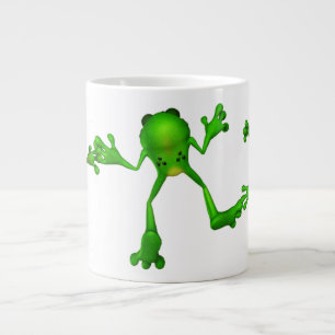 Cute Green Froggy Extra Grote Beker
