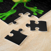 Cute Green Froggy Legpuzzel (Zijkant)