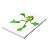 Cute Green Froggy Notitieblok (Gedraaid)