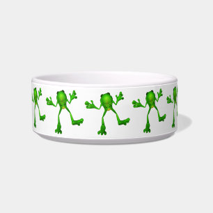 Cute Green Froggy Voerbakje