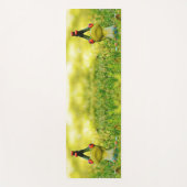 Cute Green Frogs Modern Meditation Yogamat (Voorkant)