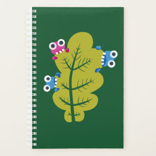 Cute Green Leaf Fun Natuur Lover Planner