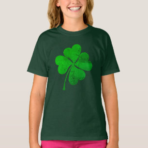 Cute Green Lucky 4 vertrekt Clover St. Patrick's D T-shirt