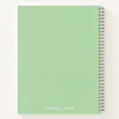 Cute green Notebook Notitieboek (Achterkant)