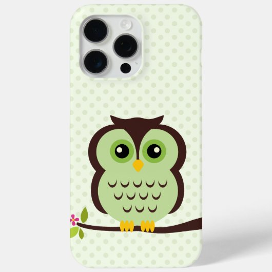 Cute Green Owl Case-Mate iPhone Case (Achterkant)