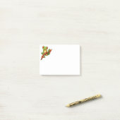 Cute Green Tree Frog op een Branch Post-it® Notes (Op bureau)