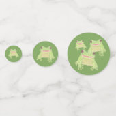 Cute Green Tree Kikker - meerdere afbeeldingen. Confetti (Voorkanten)