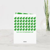 Cute Green Turtle Art Blank Note Card Gift Kaart (Achterkant)