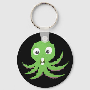 Cute Green Zee Monster Sleutelhanger