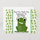 Cute Greeting Briefkaart (Voorkant / Achterkant)