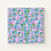 Cute grenouille carnet d'art avec arrière - plan r (Dos)