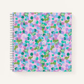 Cute grenouille carnet d'art avec arrière - plan r (Devant)