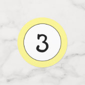 Cute grenouille Table d'anniversaire Confetti (Petit recto)