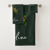 Cute grenouille tropicale et Lily Botanique Floral (En situation)