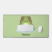 Cute grenouille verte (Clavier et souris)