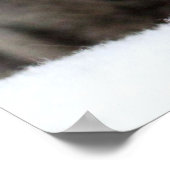 Cute Grey Cat Slaping Poster (Hoek)