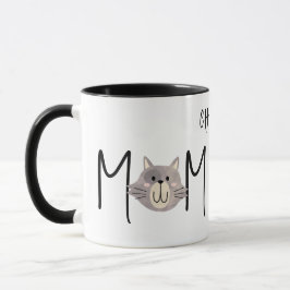 Cute Grey Cat's Mother Named Black Mothers Day  Mok