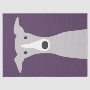 Cute Greyhound (Italiaanse Greyhound) of Whippet D Tissuepapier