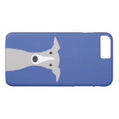 Cute Greyhound Italy Greyhound of Whippet Dog Case-Mate iPhone Case (Achterkant (Horizontaal))