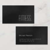 Cute Gris Gris Gris Moderne Polices Carte de visit (Devant / Derrière)