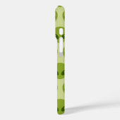 Cute Groene Alien Hoofden Patroon Case-Mate iPhone Case (Achterkant / Links)