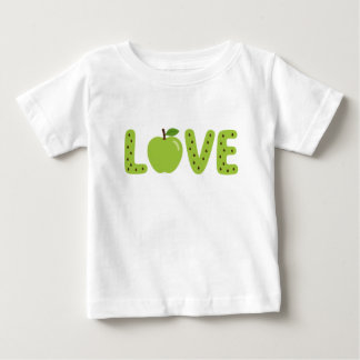 Cute Groene Appel LIEFDE Kids T-Shirt