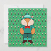 Cute groene vos (Voorkant)