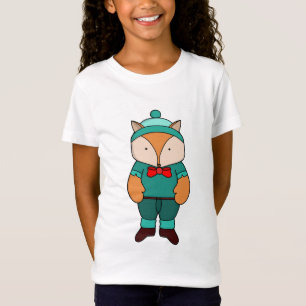 Cute groene vos t-shirt
