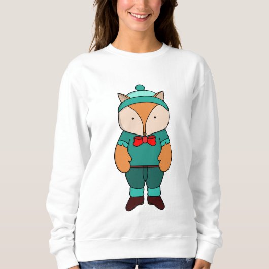 Cute groene vos trui (Voorkant)
