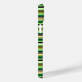 Cute groene witte strepen Case-Mate iPhone case (Achterkant / Rechts)
