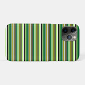 Cute groene witte strepen Case-Mate iPhone case (Achterkant (horizontaal))