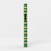 Cute groene witte strepen Case-Mate iPhone case (Achterkant/rechts)