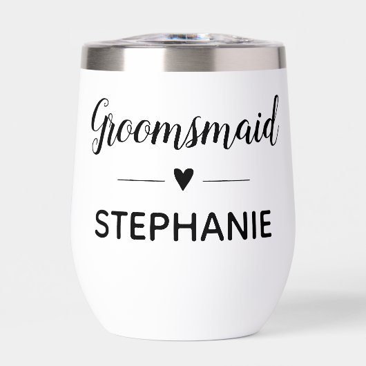 Cute Groomsmaid Mariage cadeau (Avant)