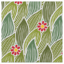 Cute Groovy Hippie Rode Groene Madeliefjes Bloemmo
