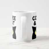 Cute grosse grosse grosse tasse de café chat noir  (Dos)