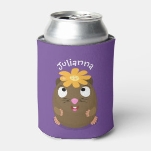 Cute guinea pig cartoon illustratie blikjeskoeler