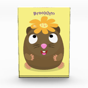 Cute guinea pig cartoon illustratie fotoblokken
