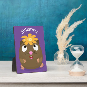 Cute guinea pig cartoon illustratie fotoplaat